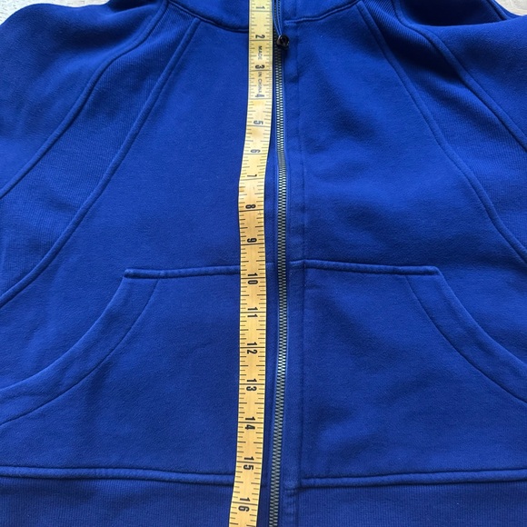 🔥🔥Lululemon Oversized Scuba full zip Hoodie Sz XS\ S blue price firm! - Picture 5 of 7